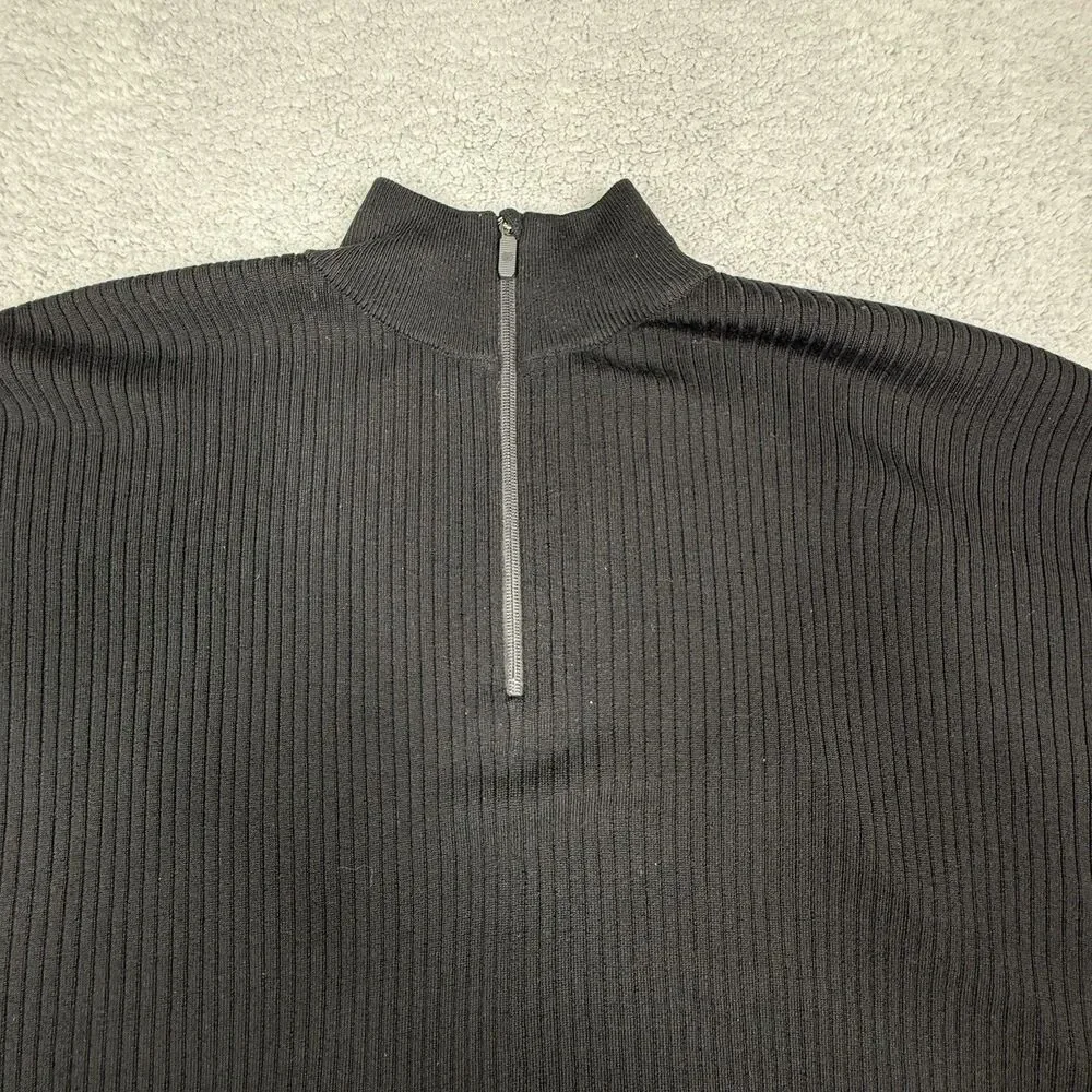 Lululemon‎ On The Go Poncho Womens Black Grey Merino Wool Sweater Half Zip Cape
